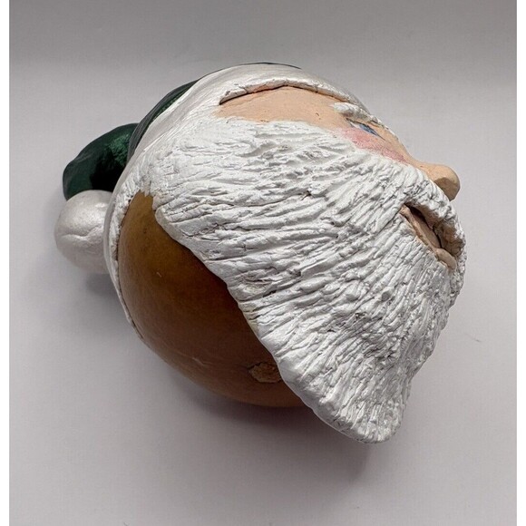 Santa Claus Christmas Gourd Ornament No String Used - Picture 6 of 10